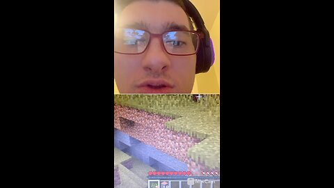 Playing Minecraft