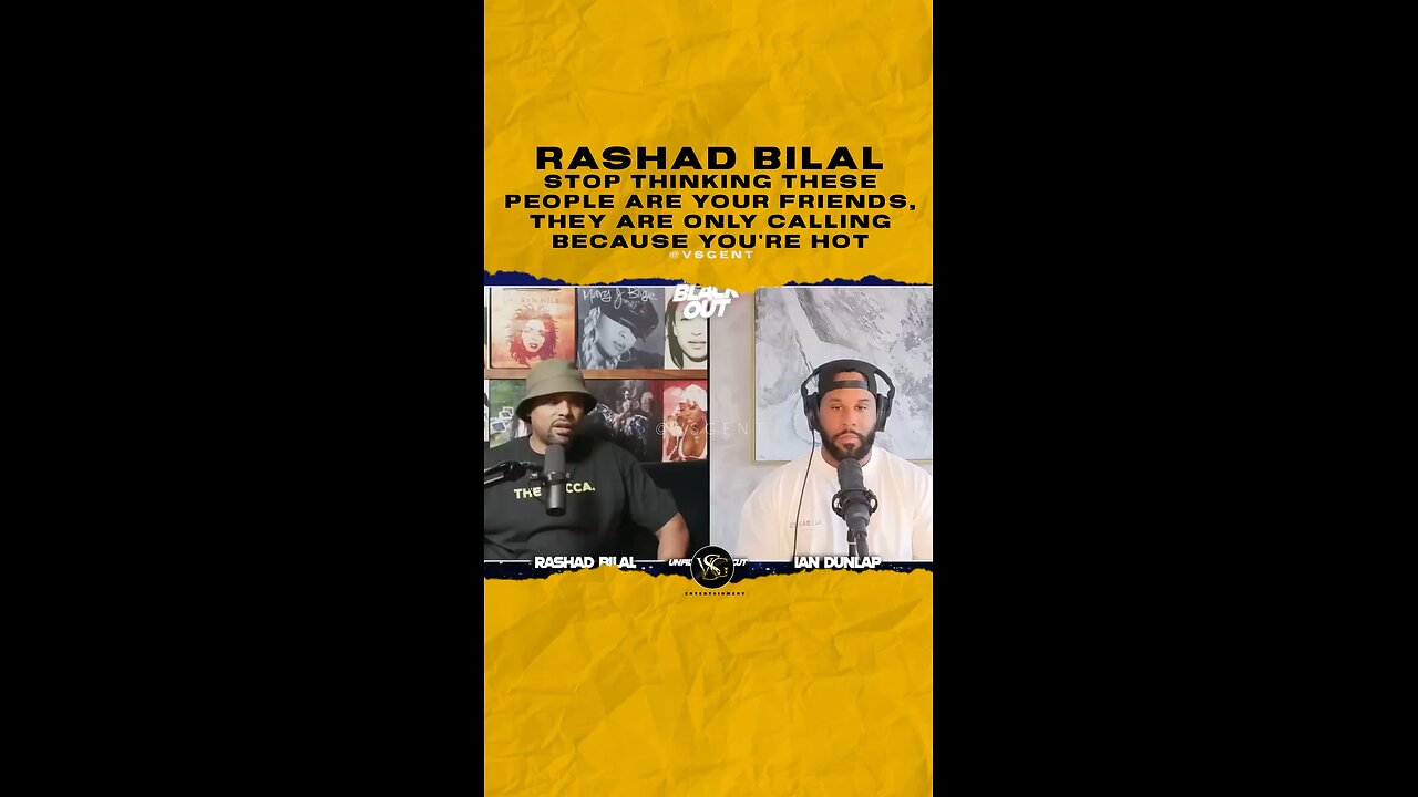 @rashadbilal Stop thinking these people are your friends, They are only calling because you’re hot