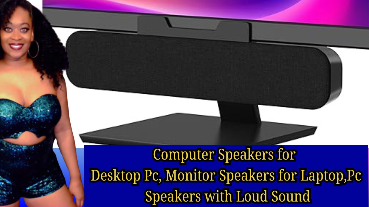 Computer Speakers for Desktop Pc, Monitor Speakers for Laptop,Pc Speakers with Loud Sound,Volume....