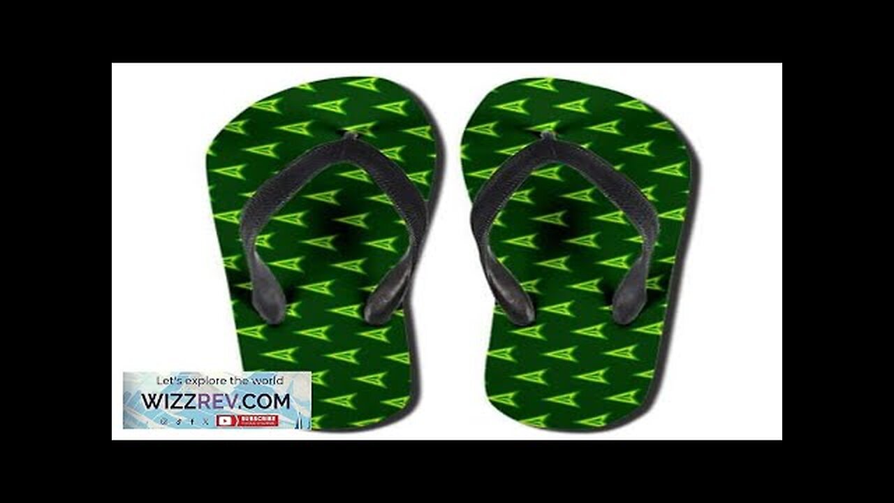 Justice League Member Green Arrow Pattern Flip Flop Slippers Review