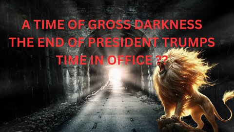 I DREAMED OF THE END OF PRESIDENT TRUMP'S TIME IN OFFICE