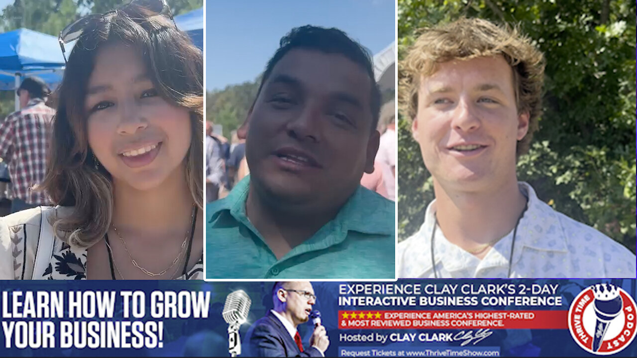 Clay Clark Reviews | "It's Energetic. I'm from San Diego. A Friend of Mine Told Me About It. It's Like No Other. The Energy! The Passion!" + + Join Eric Trump At Clay Clark's ThrivetimeShow.com Conf. (Dec 4-5 In Anaheim, CA)