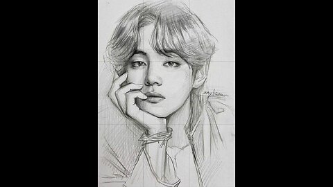 How to draw Jungkook from BTS 😍🎨