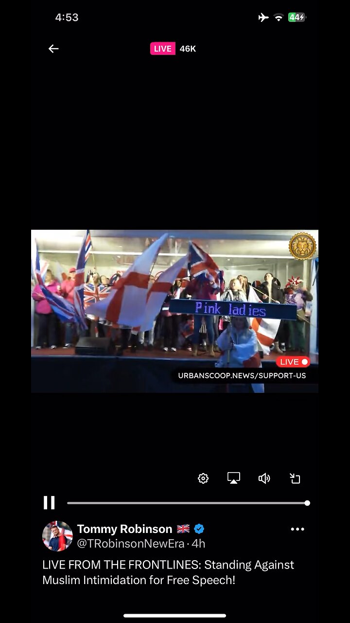 Tommy Robinson meeting 26/10/2025 part 3