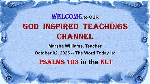 Psalms 103 in NLT
