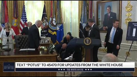 Someone Passed Out In The Oval Office During Trump's Drug Price Announcement