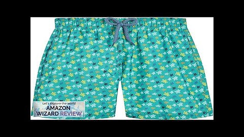 Vilebrequin Boys Swim Trunks Ultra-Light And Packable Micro Ronde Des TortuesLove Review