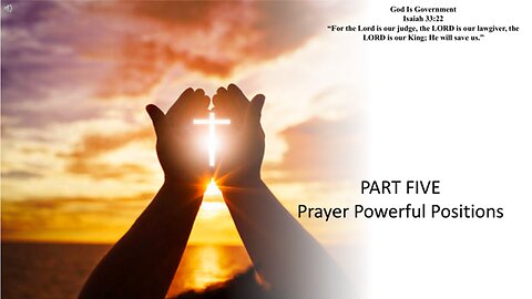 Prayer Powerful Positions