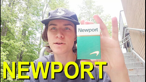 Smoking a Newport Cigarette + $13 Thrifted Outfit