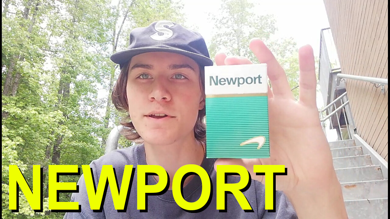 Smoking a Newport Cigarette + $13 Thrifted Outfit