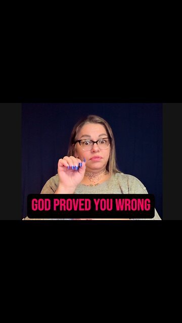 🚨 God Proved You Wrong 😱 #ASL #deaf #Bible #signlanguage