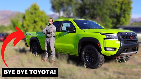 Nissan LEFT Toyota in the DUST! //2026 Nissan Frontier PRO-4X//