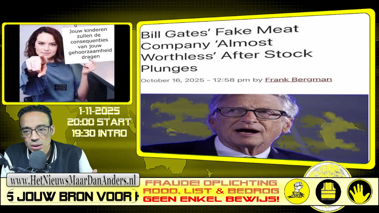 HNMDA live 01-11-25 : Fraude! Oplichting Rood, List & bedrog Geen enkel bewijs!