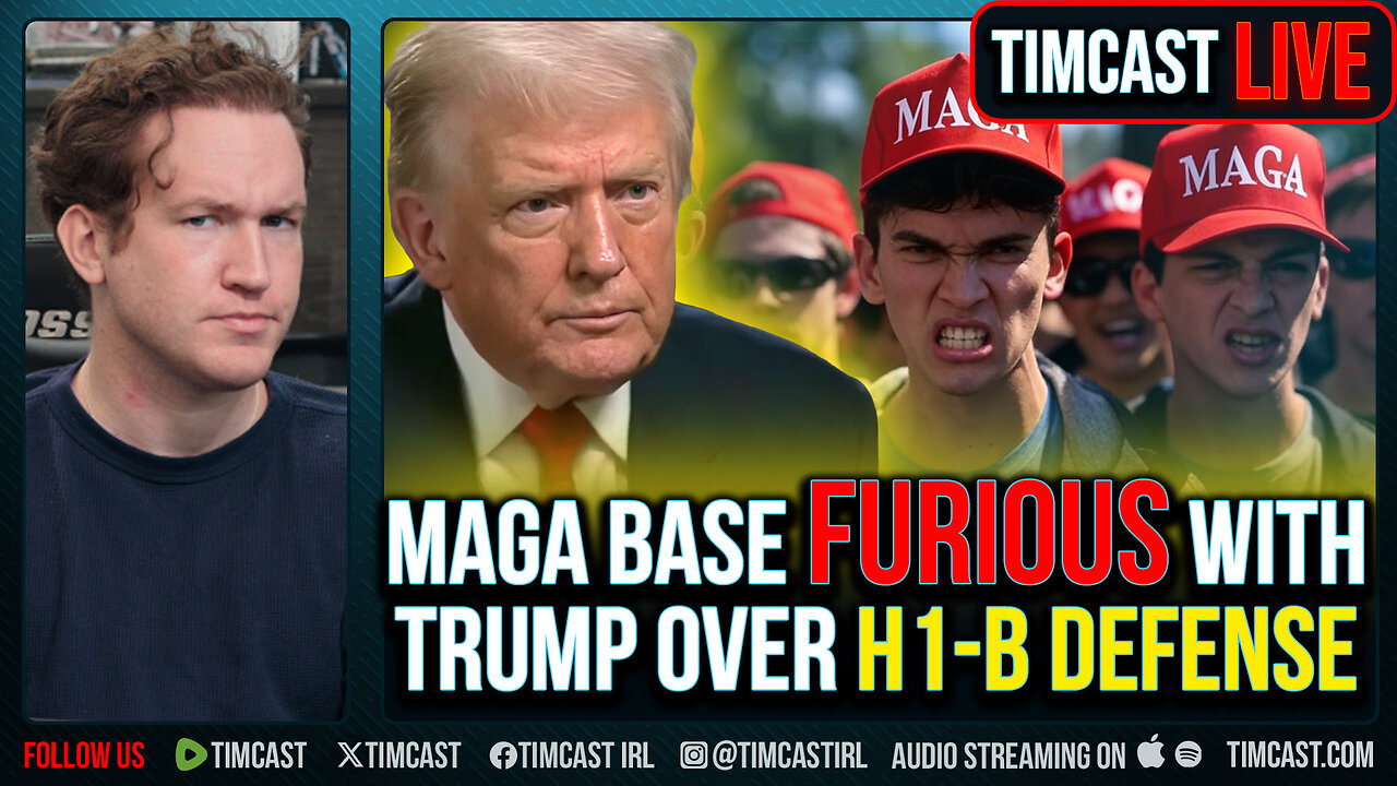 MAGA Base FURIOUS With Trump Over H1-B Defense