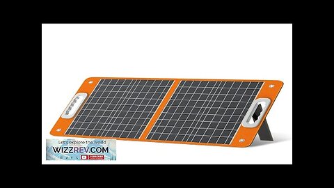 USA Direct FlashFish 18V 60W Foldable Solar Panel Portable Solar Charger Review