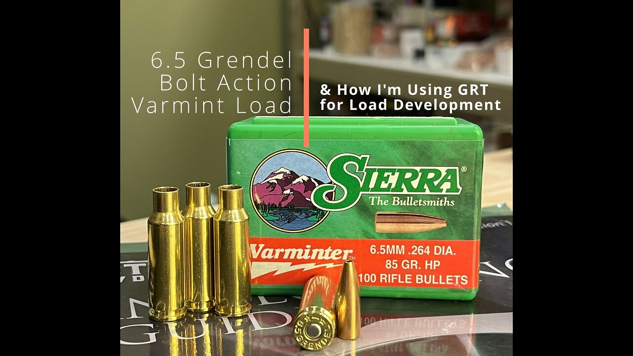 Reloading 6.5 Grendel for a Bolt Action: Varmint Load with the 85gr Sierra Varminter