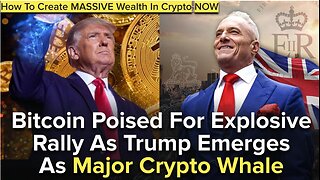 Bitcoin Poised For Explosive Rally As Trump Emerges As Major Crypto Whale