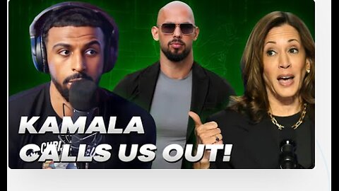 Myron Gaines and Andrew Tate are BLEACHED by Kamala Harris for losing the election!