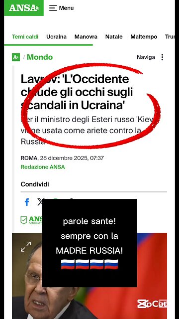 la notizia del giorno