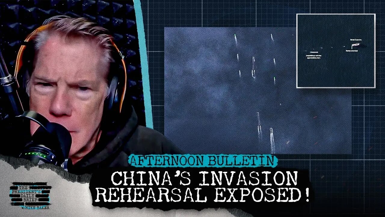 EXPOSED: China’s Taiwan Invasion Rehearsal Caught On Satellite