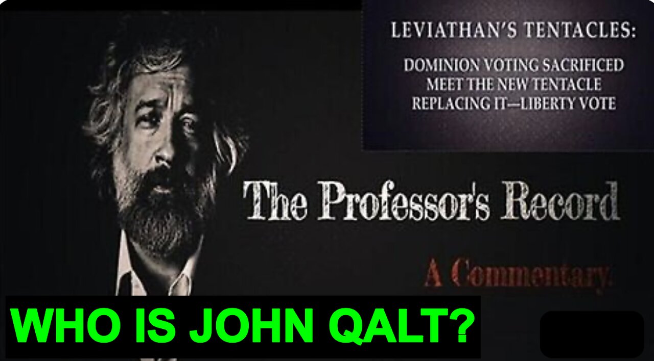 PROFESSOR DAVID CLEMENTS- The TRUTH About " Liberty Vote " WHO IS JOHN QALT? JUAN O'SAVIN