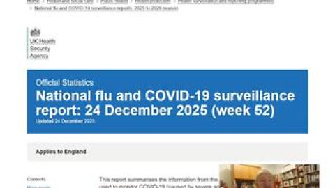 Great News! Flu rates fall! BBC forgot to mention it!!