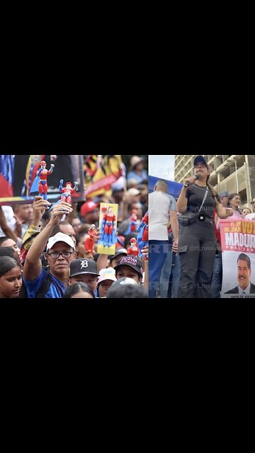 Daughter of former President Hugo Chavez, spoke at the rally in support of Maduro
