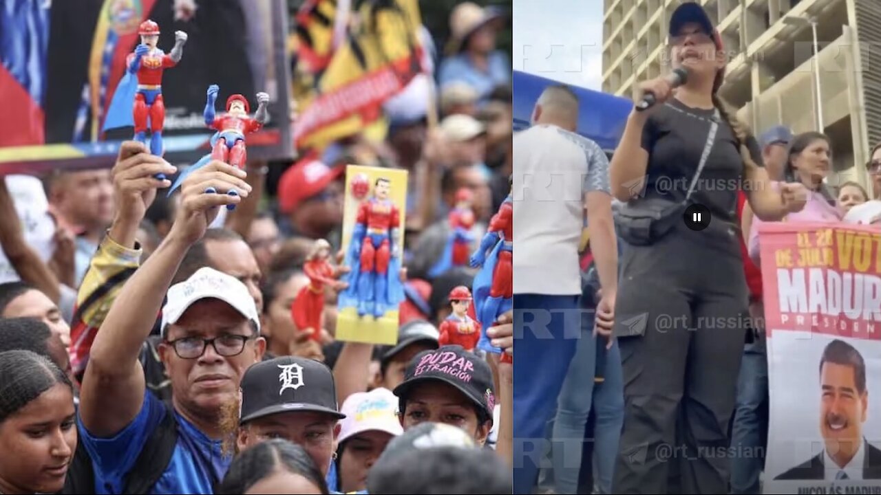 Daughter of former President Hugo Chavez, spoke at the rally in support of Maduro