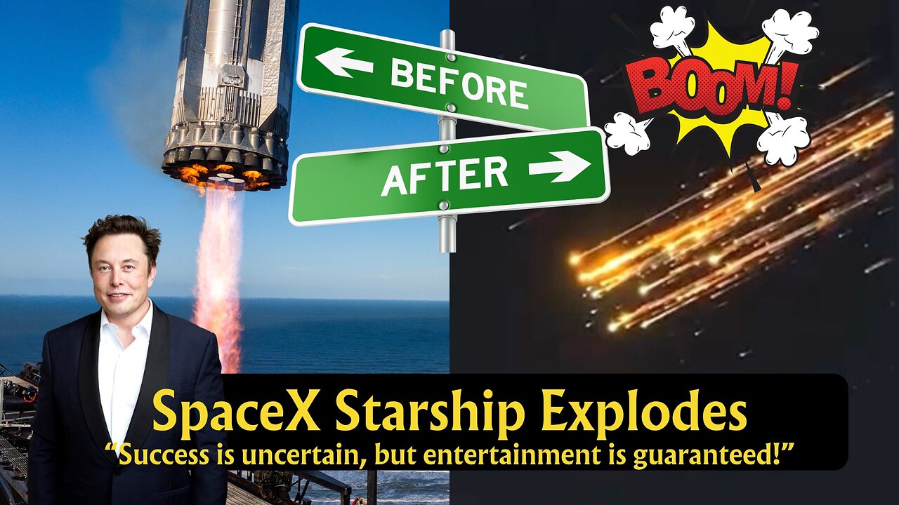 SpaceX Starship Explodes in Spectacular Fashion: A Fiery Show of Innovation and Space Debris