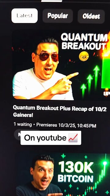 Quantum Breakout on youtube 📈