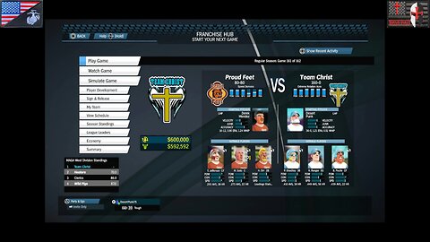 Based Sportsball 2025: Regular Season - Game #161 [Team Christ vs. Proud Feet]