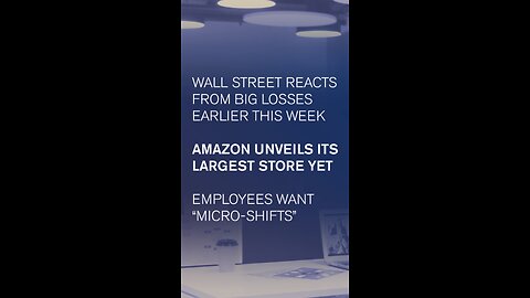 Trump says US Has “Concept Of A Deal With Greenland,” Amazon Opens Biggest Store Yet…