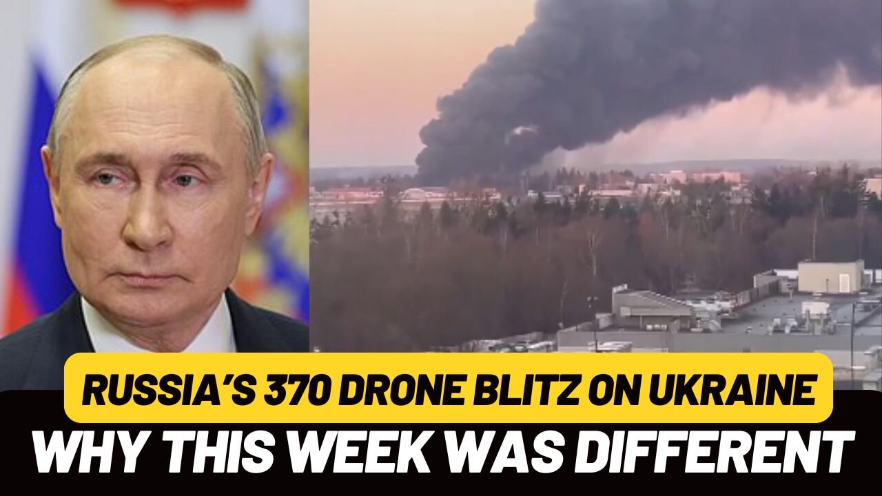 Russia Launches 370 Drones in Ukraine: What Does It Mean for the War?