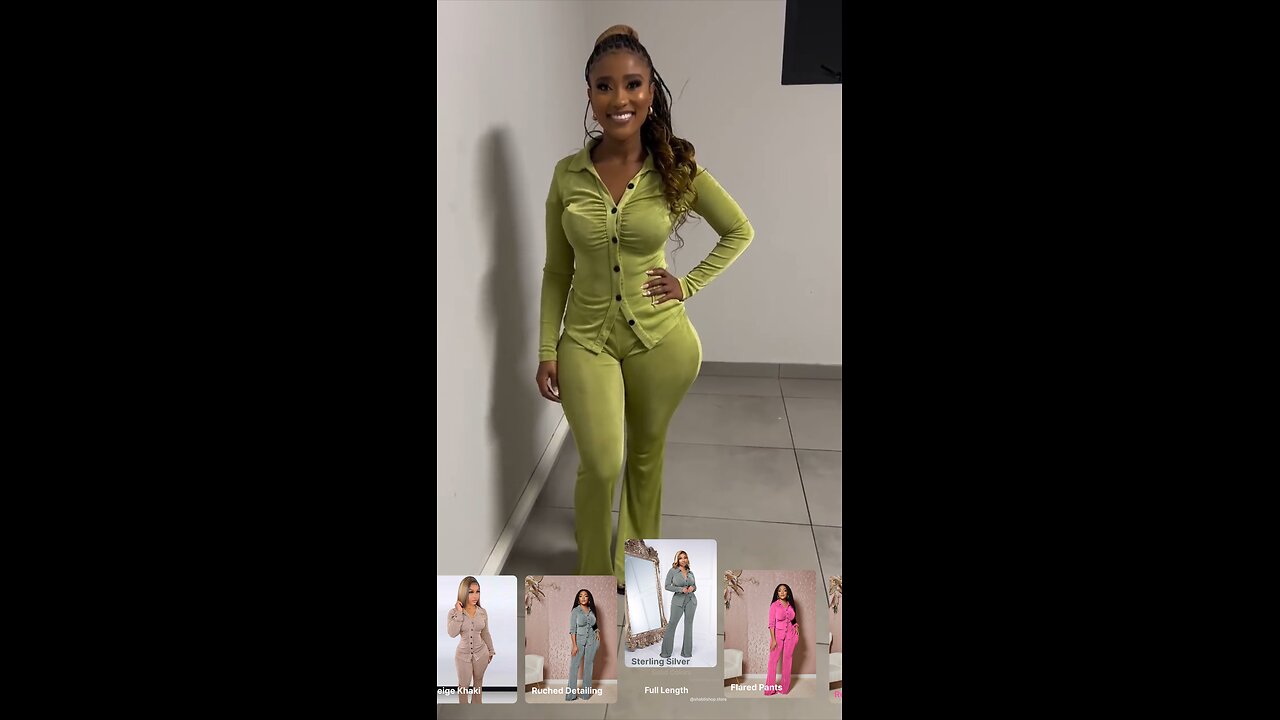 Royalty Ruched Flare Fit Outfit🔥