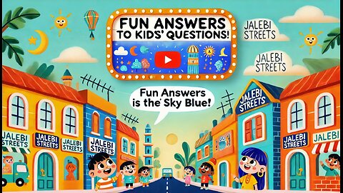 Questions Kids Ask, finally Answered in a fun way.