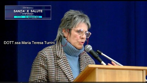 Conferenza Sanità e Salute: intervento della dott.ssa Maria Teresa Turrini