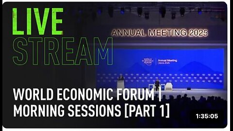 The World Economic Forum annual meeting 2025 part 1