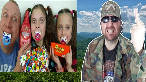 Bad Baby Ice Cream Sundae Challenge Victoria Annabelle And Freak Daddy (Toy Freaks) - Reaction! (BBT)
