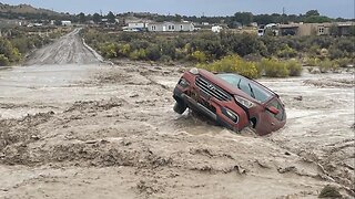 Flash Flooding Sweeps Away Cars In New Mexico -San Juan River @ Major Flood Stage - Nor’easter Boom