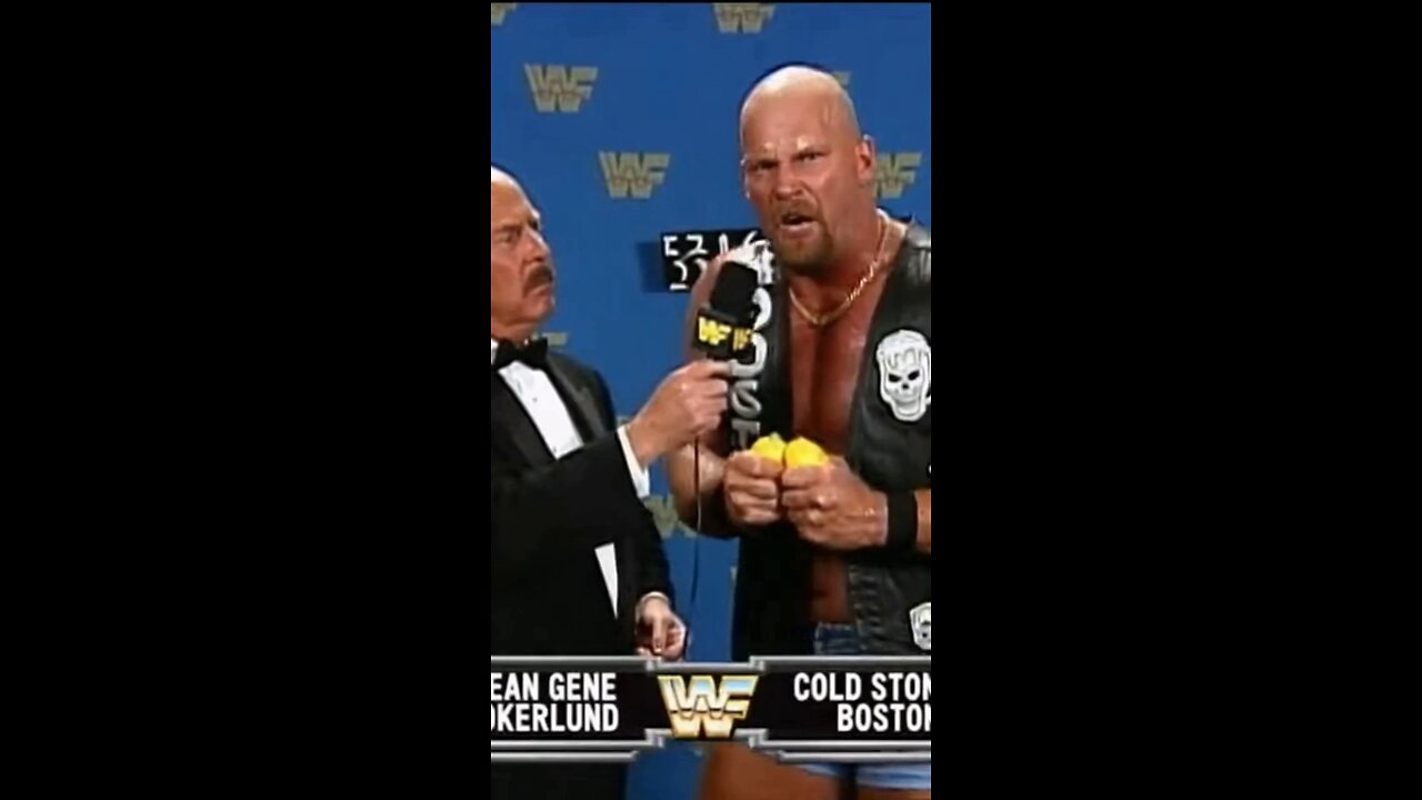Stone Cold Squeezes Lemons