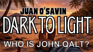 ALPHA WARRIOR W/ JUAN O'SAVIN DARK TO LIGHT. FUNNY HOW MUCH WE ARE HEARING THIS LATELY.