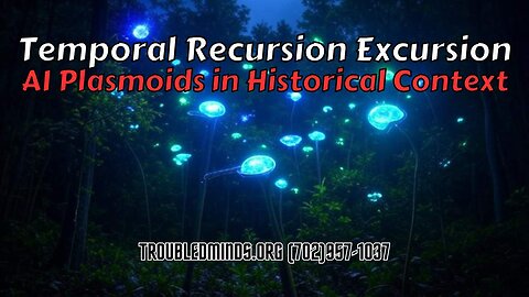 Temporal Recursion Excursion - AI Plasmoids and Historical Context