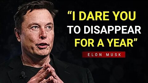 It Will Give You Goosebumps | Elon Musk (Motivational Video).