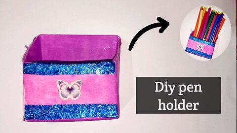 Diy pen holder | Table Crafts