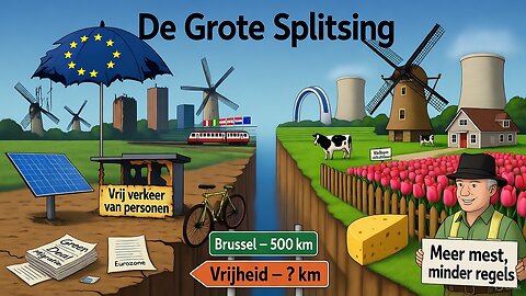 De Grote Splitsing: EU-verval vs. Nexit-bloei.