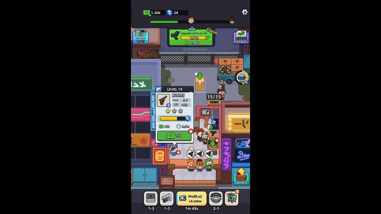 Mafia Shop Tycoon: idle game - Android Gameplay [25+ Mins, 720p]