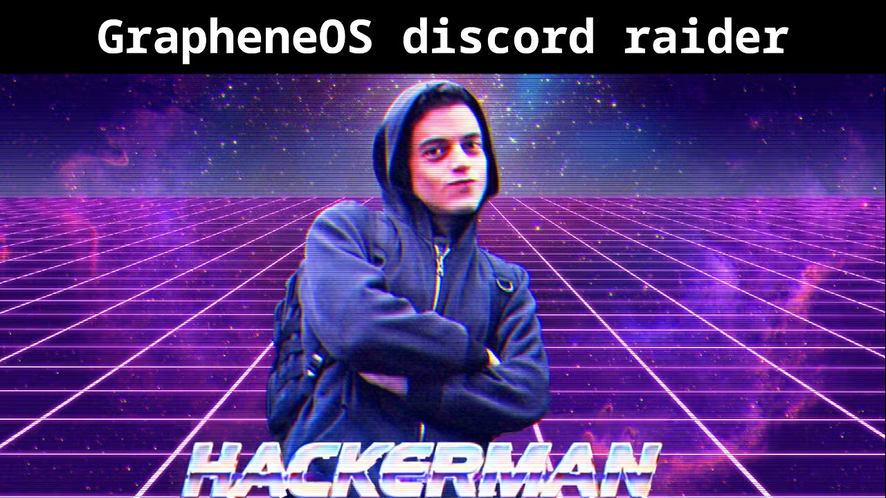 He raided the GrapheneOS discord, then tried to hide, but forgot something