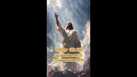 Jesus Gives You Authority & Strength | Luke 10:19 & Philippians 4:13 #DailyBibleInspiration #jesus