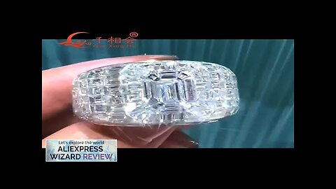 10k 14k 18k real white gold Borderless tessellation Rectangle invisible setting full Review