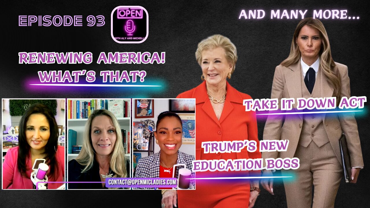 EP. 93 | RENEWING AMERICA | "TAKE IT DOWN" ACT | HOLLYWOOD DEI STANDARD